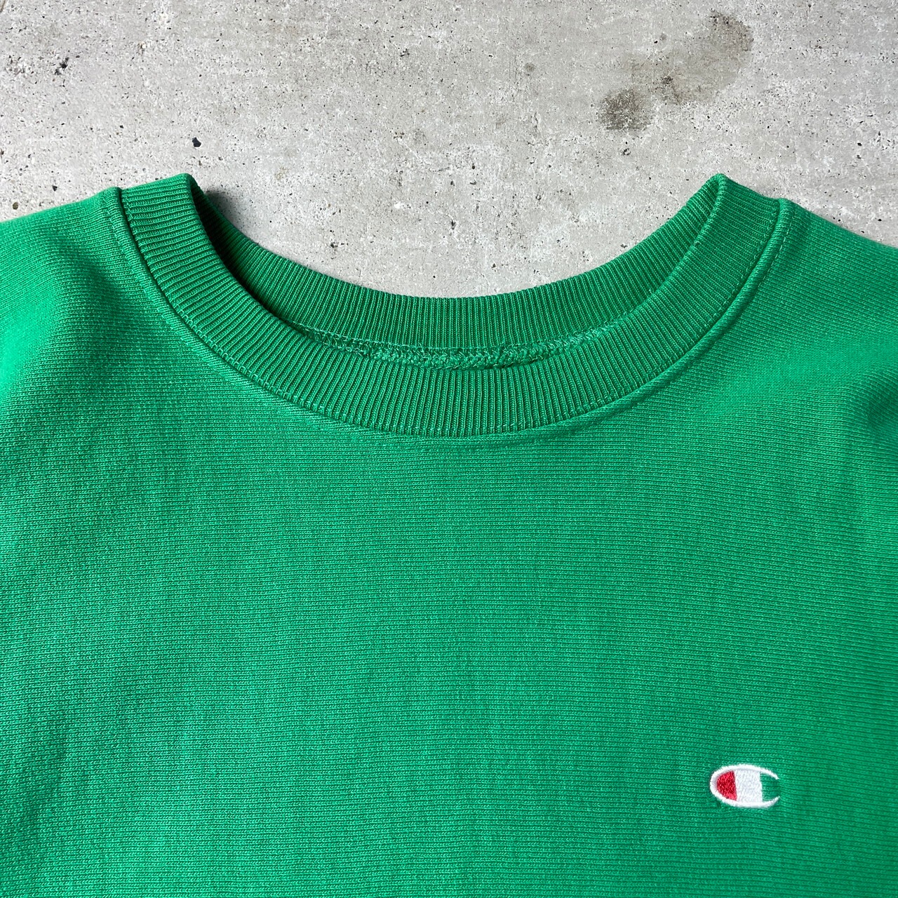 ユーロ Champion チャンピオン 復刻 赤単色タグ ワンポイントロゴ 刺繍 