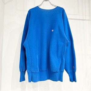 【USED】90s Champion REVERSE WEAVE チャンピオン リバースウィーブ 目玉 ブルー X-LARGE