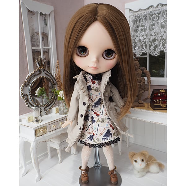 ネオブライス ウィッグ センターパートロング MB 10インチ/ドール