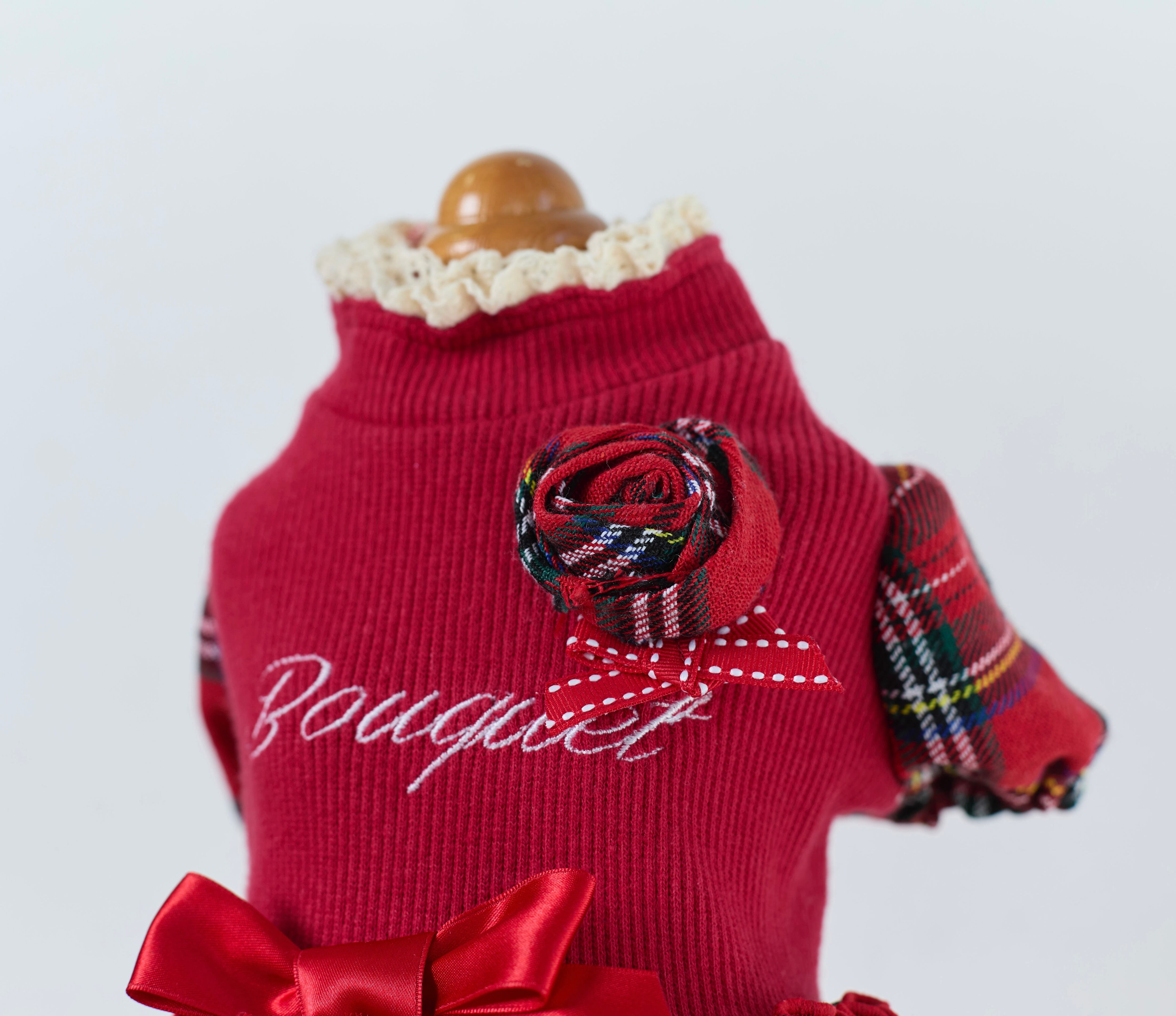 Marvel マルベル Fragrant　Check　Onepiece ⭐︎Bouquet de Check Onepiece | Marvel