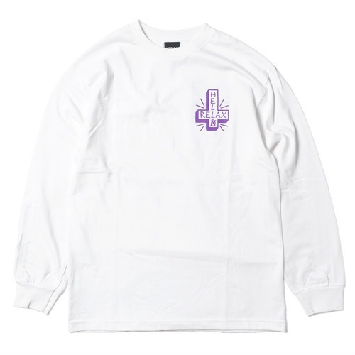 RELAX ORIGINAL / Against the System L/S Tee / WHITE