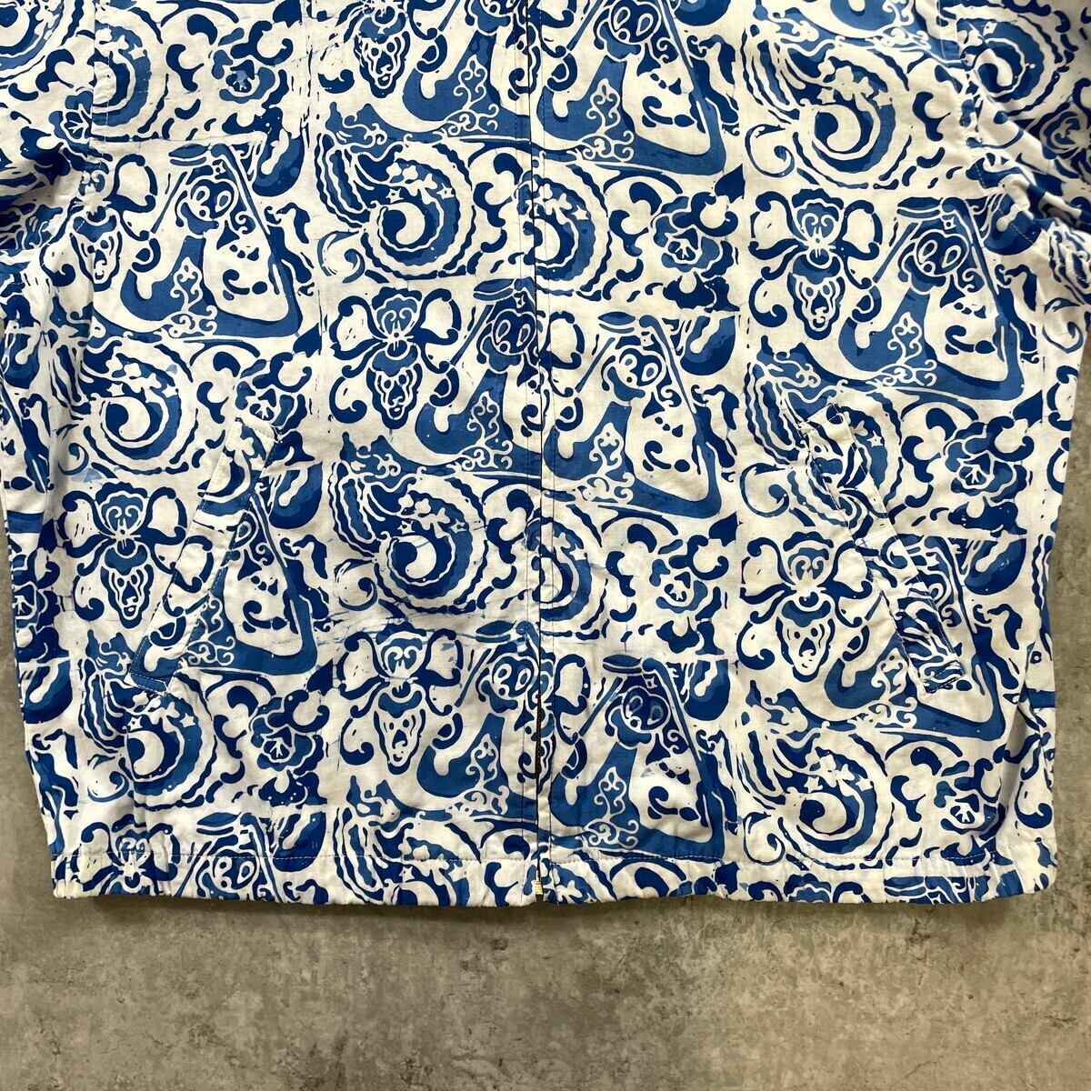 80年代～ Ralph Lauren ラルフローレン 総柄 スイングトップ メンズM