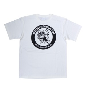 SLINK (スリンク) "WEEKEND ALCOHOLIC CLUB Circle Logo S/S Tee"(V.WHT)
