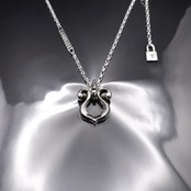 RHYTHMIC HORSESHOE LARGE NECKLACE #1 with GODSIZE® I.D. TAG / リズミックホースシューラージ#1ネックレス ゴッドサイズ® I.D.タグ