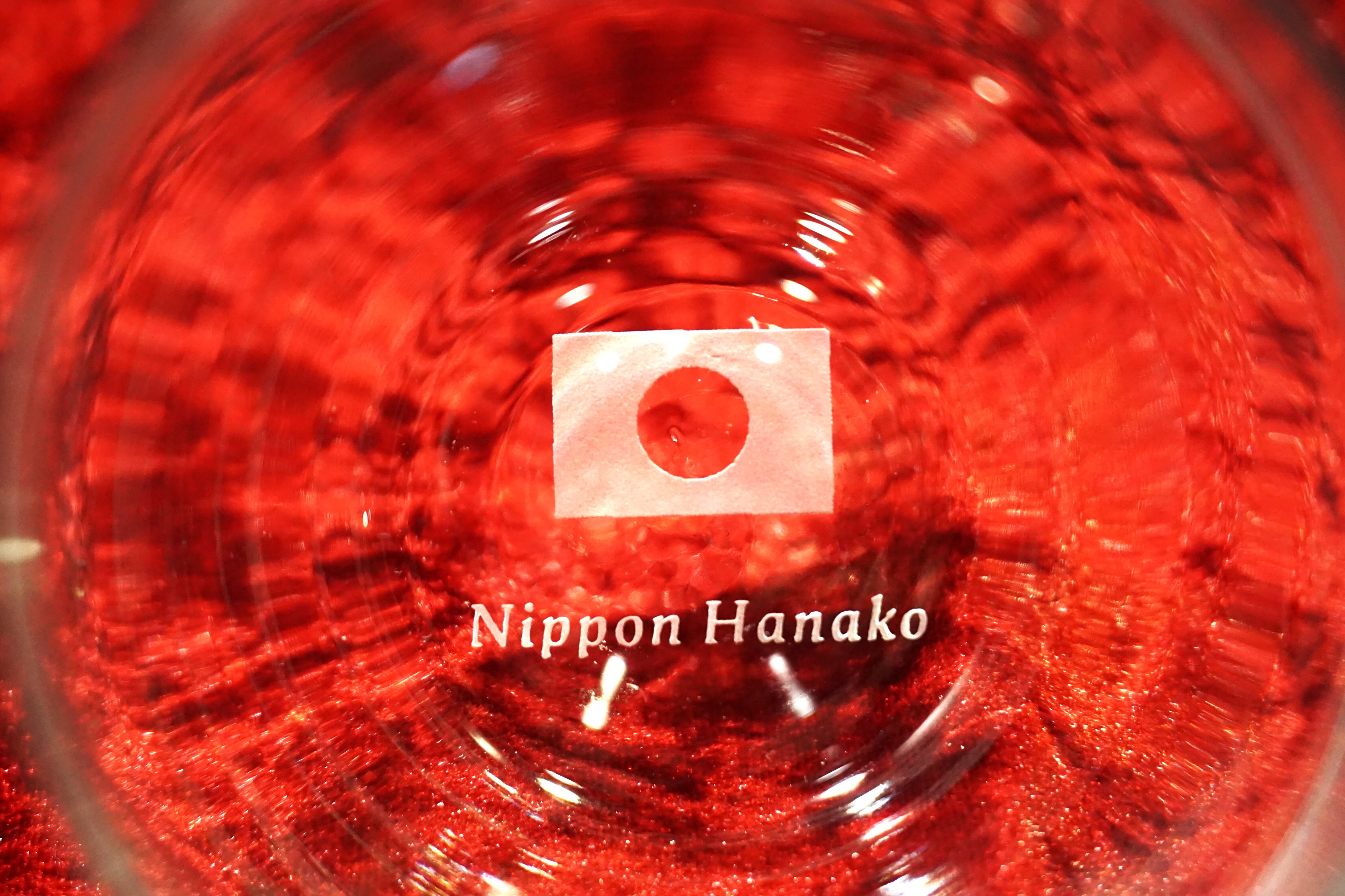 ①安倍晋三元首相 オリジナル名入れグラス 写真A | 安倍晋三 名入れ