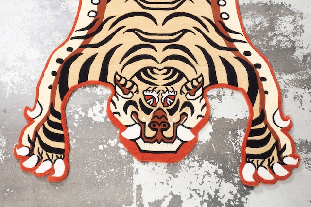Tibetan Tiger Rug 《Lサイズ•ウール・NIGOモデル083》チベタンタイガーラグ