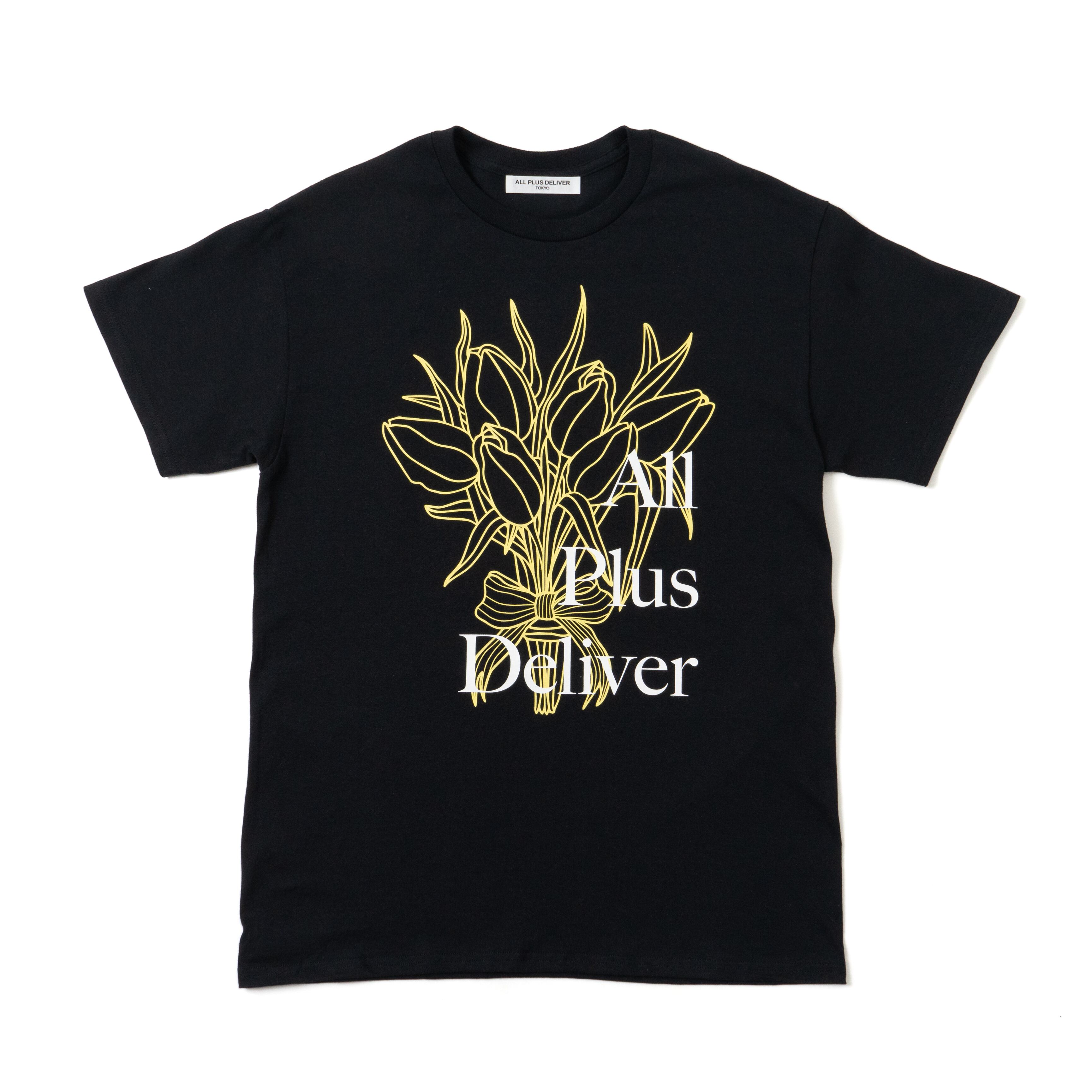 ALPSDR PRINT TULIP SS TEE / BLACK