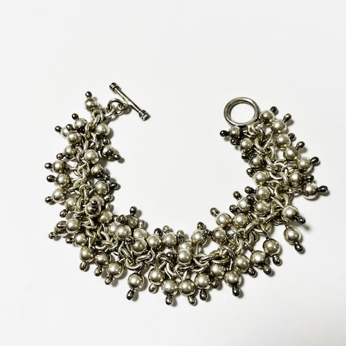 Vintage 925 Silver Manymany Beads Bracelet By Silpada
