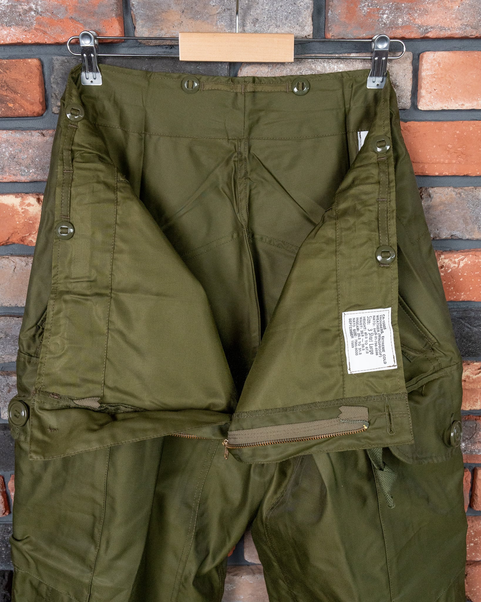 DEADSTOCK】Canadian Army ECW Windproof Over Pants カナダ軍 DEADSTOCK】Canadian Army ECW Windproof Over Pants カナダ軍