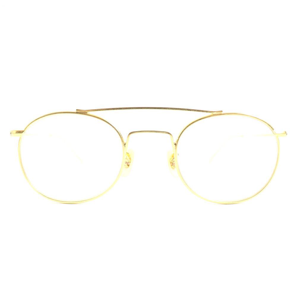 GLOBE SPECS ゴールドフレーム サングラス GLOBE SPECS ゴールドフレーム サングラス 45歳のサングラス