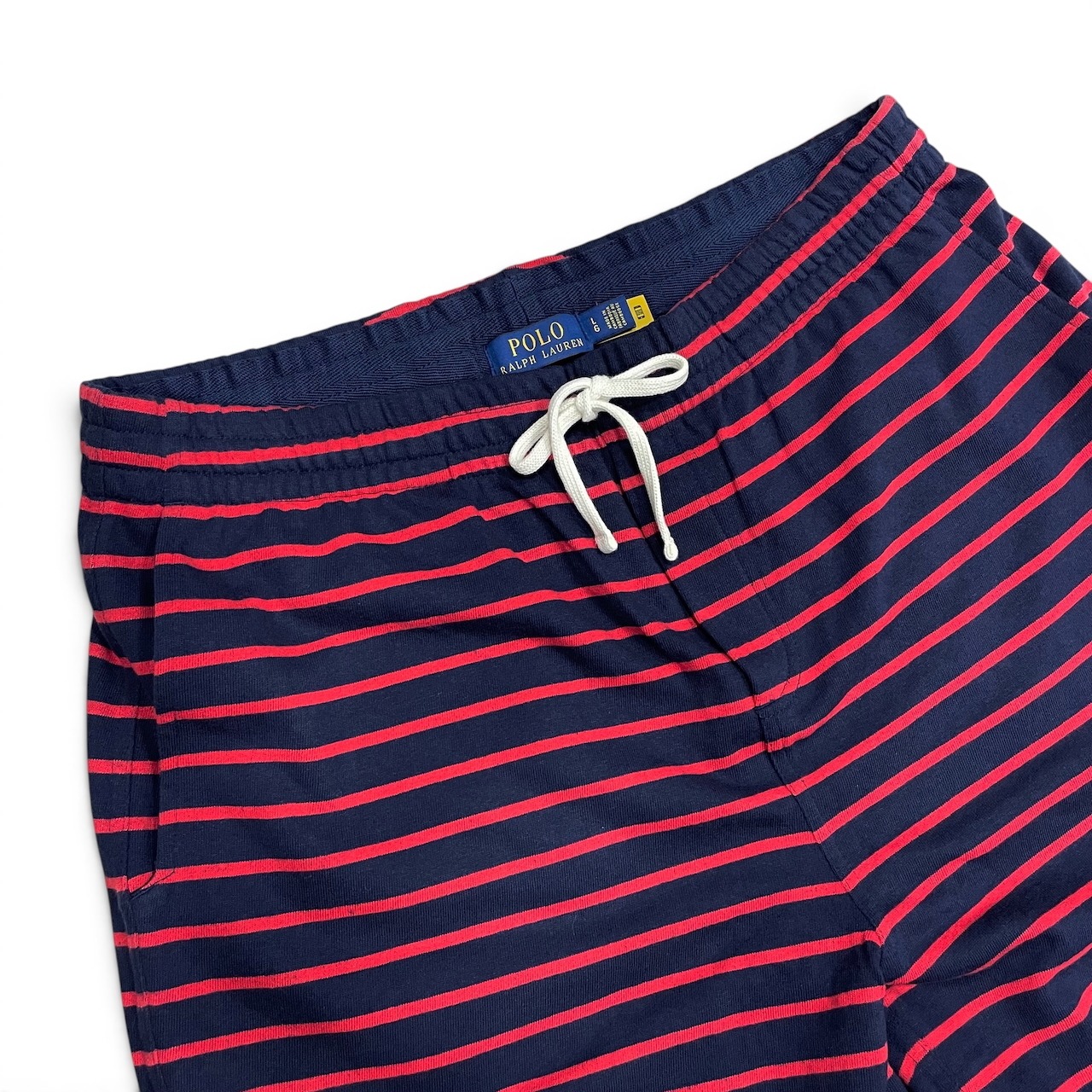 【新品】Polo Ralph Laure ポロラルフローレン ボーダー柄 スウェットショーツ ショートパンツ【SPT-POLO-019】 - 4