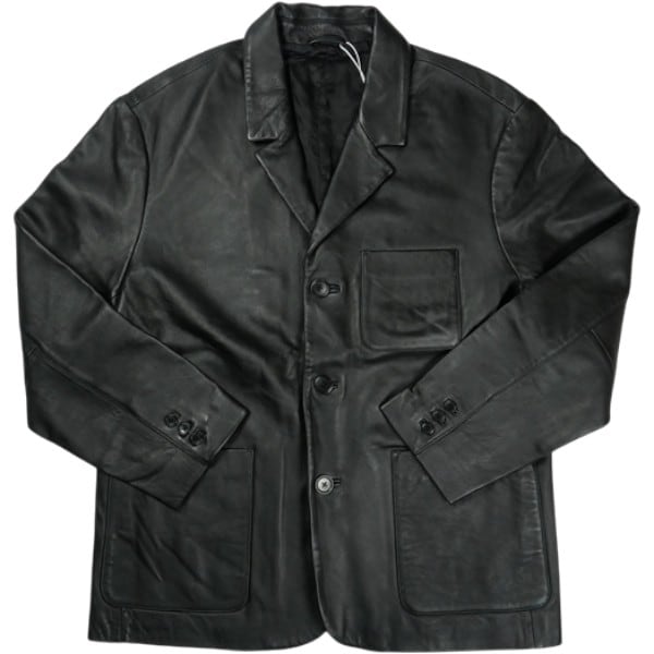 Size【L】 SUPREME シュプリーム 25FW Leather Blazer Black レザー