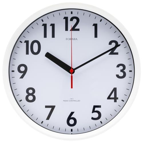 両面電波時計 両面時計 Morden Double Clock A6(BK) おしゃれな 低騷音