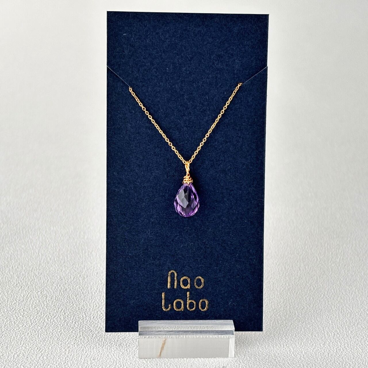 ジェムストーン アメジスト ペンダントトップ
