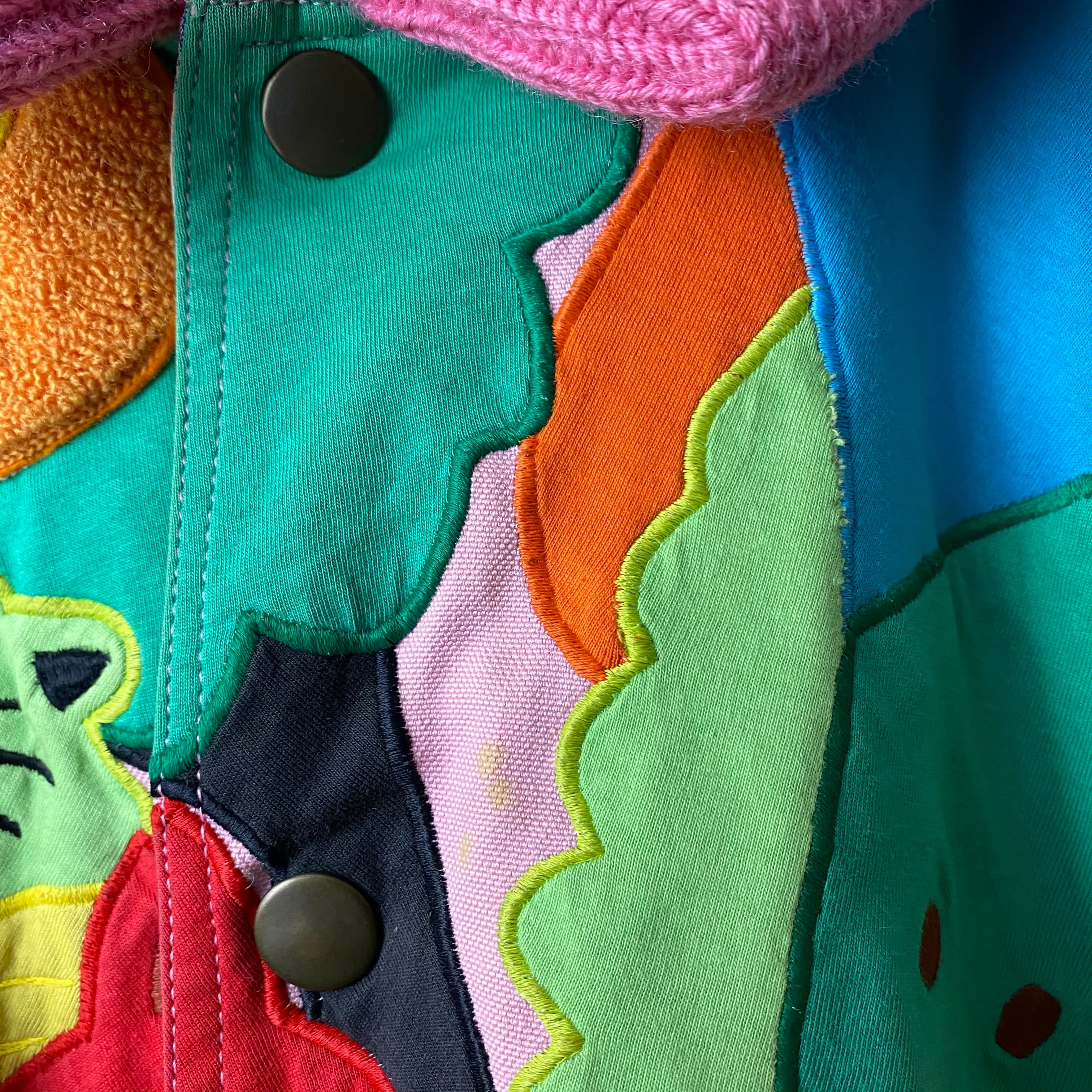 old K-FACTORY animal patchwork blouson | NOIR ONLINE