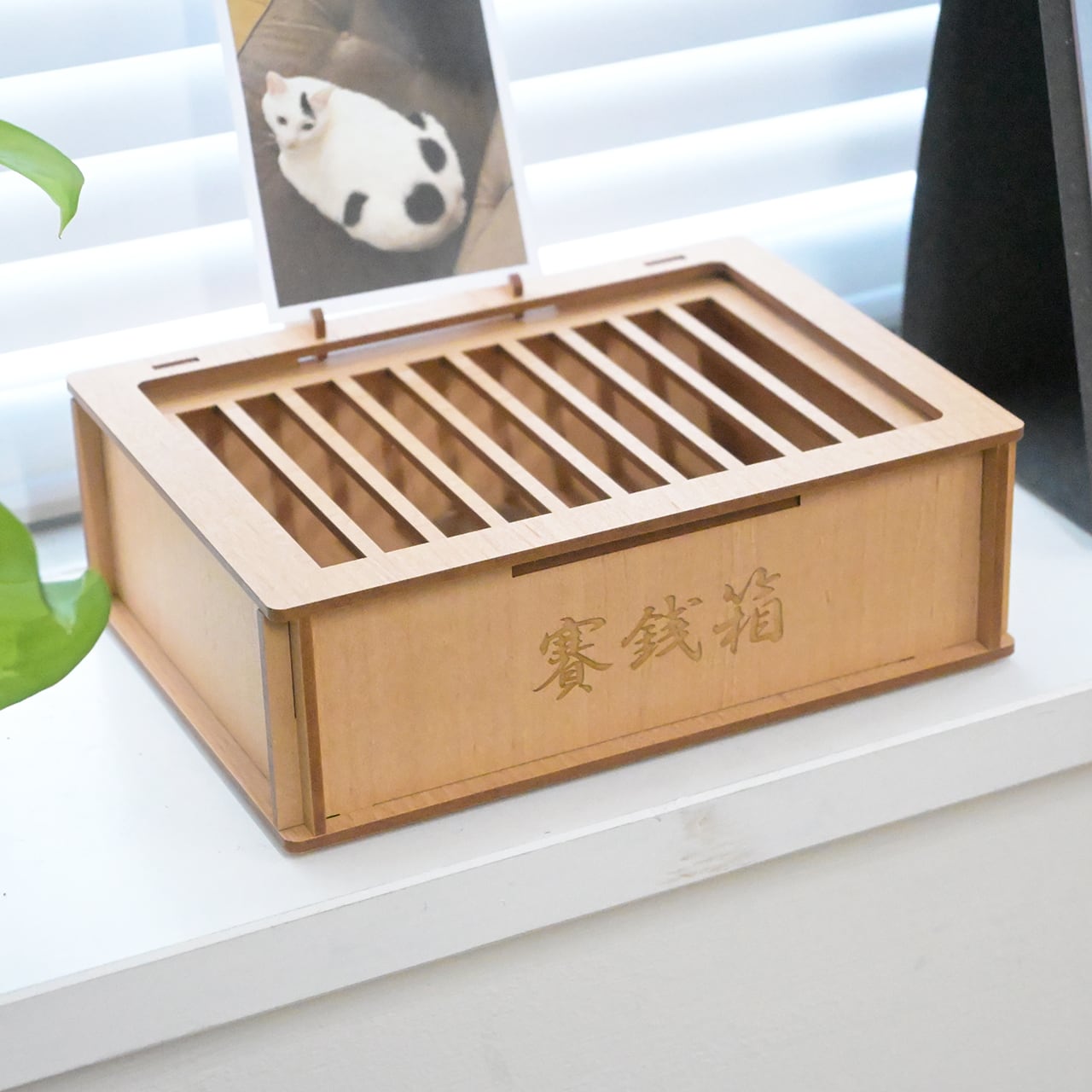 推し活 賽銭箱」 推しグッズやイベント資金 を貯める 組み立て式 木製