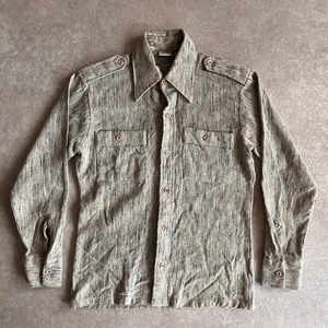 1970s  Montgomery WARD  L/S Nep Shirt  S
