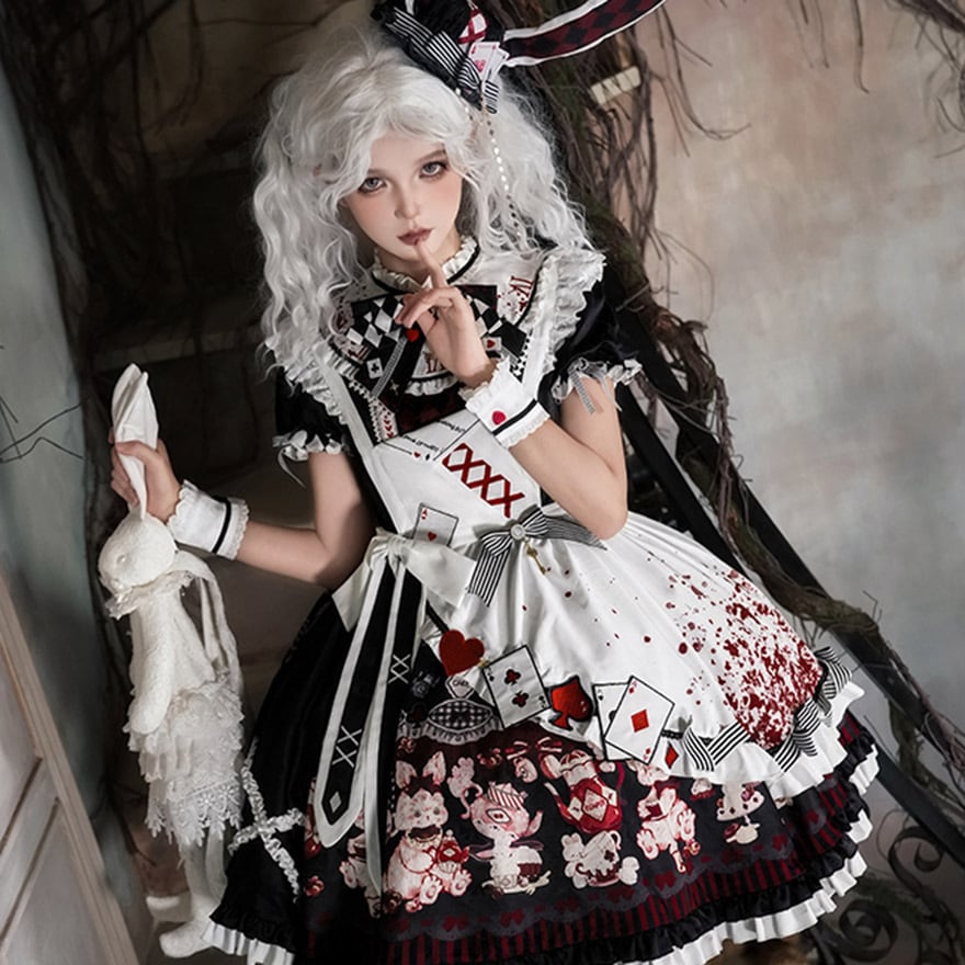 ダークアリス コスプレ アリス ゴスロリ ゴスロリ アリスモチーフ