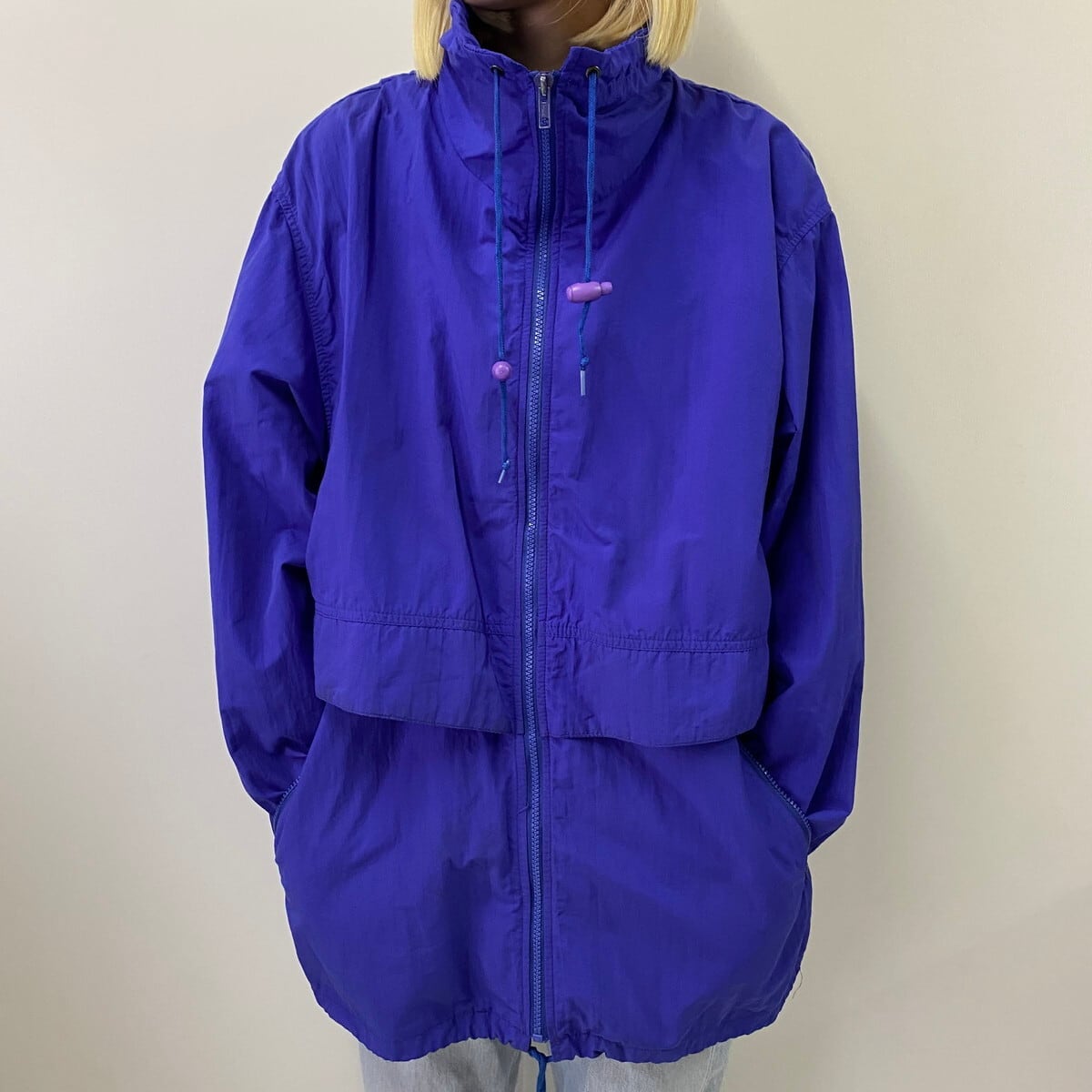 eddie bauer 千鳥格子　ブルゾン　黒タグ90s usa製