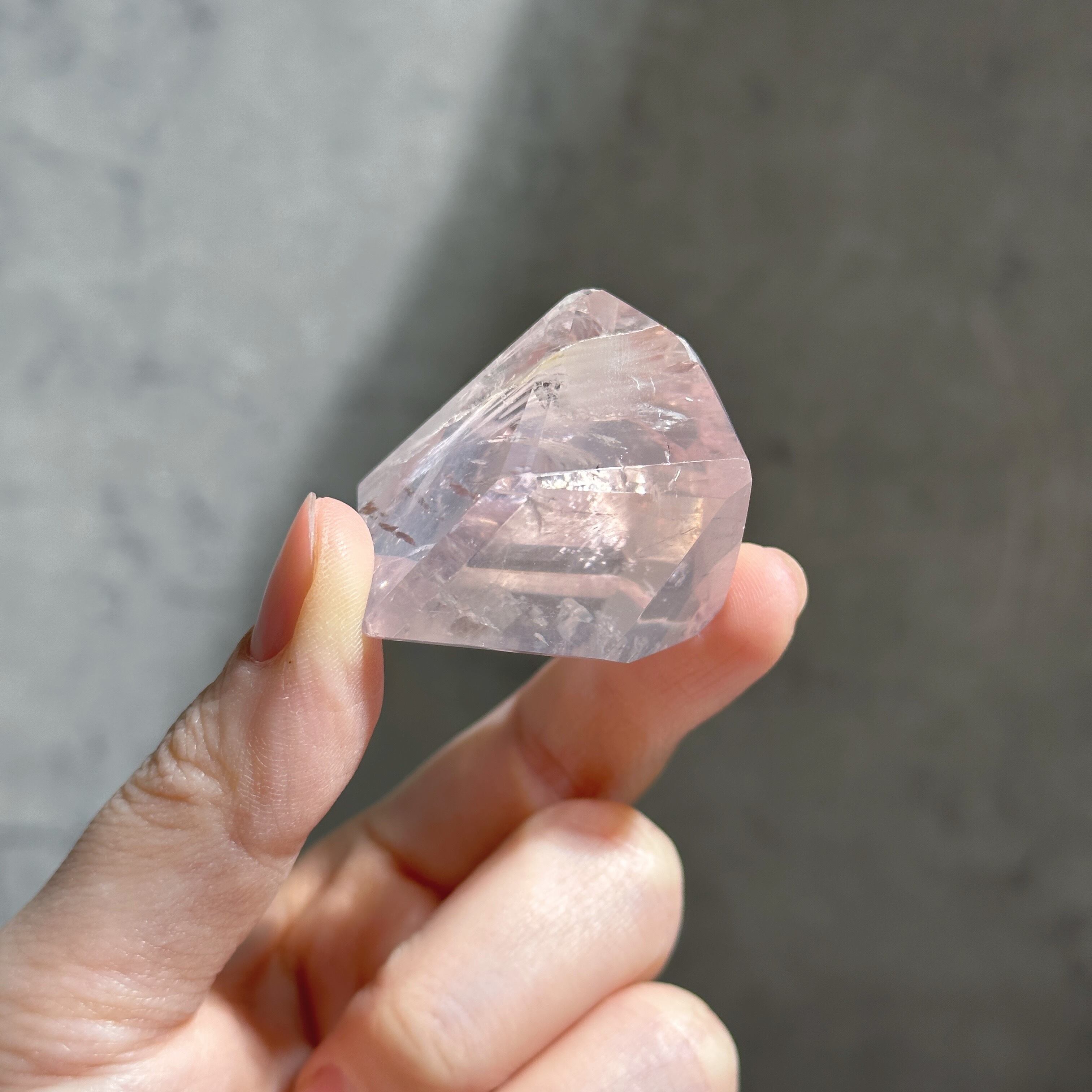 ローズクォーツ×ゴールデンヒーラー フリーフォーム11◇ Rose Quartz x