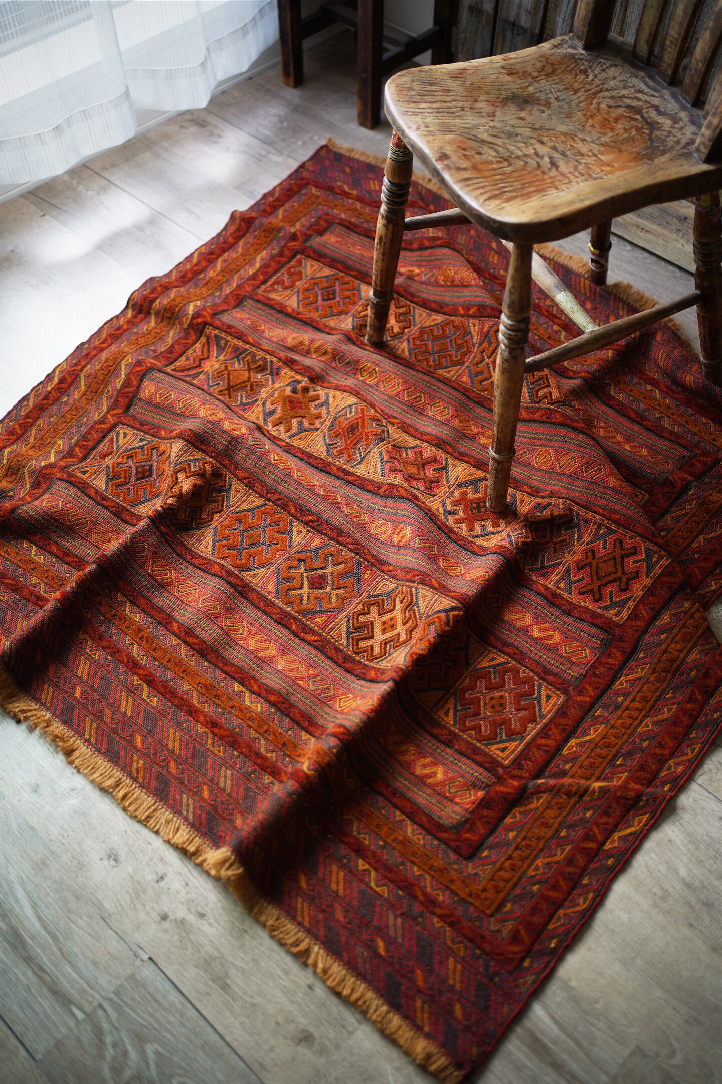 vintage Afghan【アフガンラグ】barjasta マルチカラー vintage Afghan【アフガンラグ】barjasta マルチカラー 【公式通販】