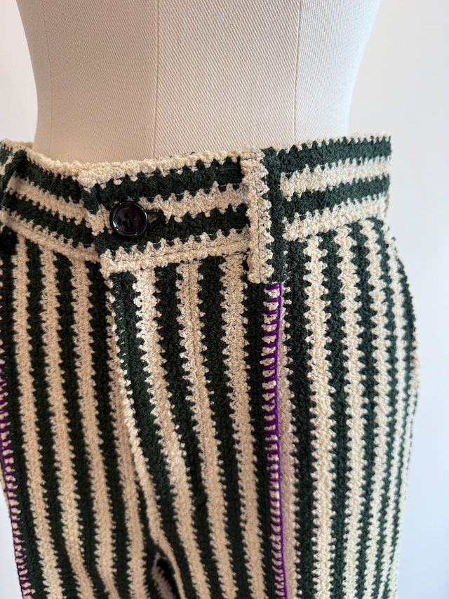 jonnlynx/JL225-PT1061 Russell pants green×white