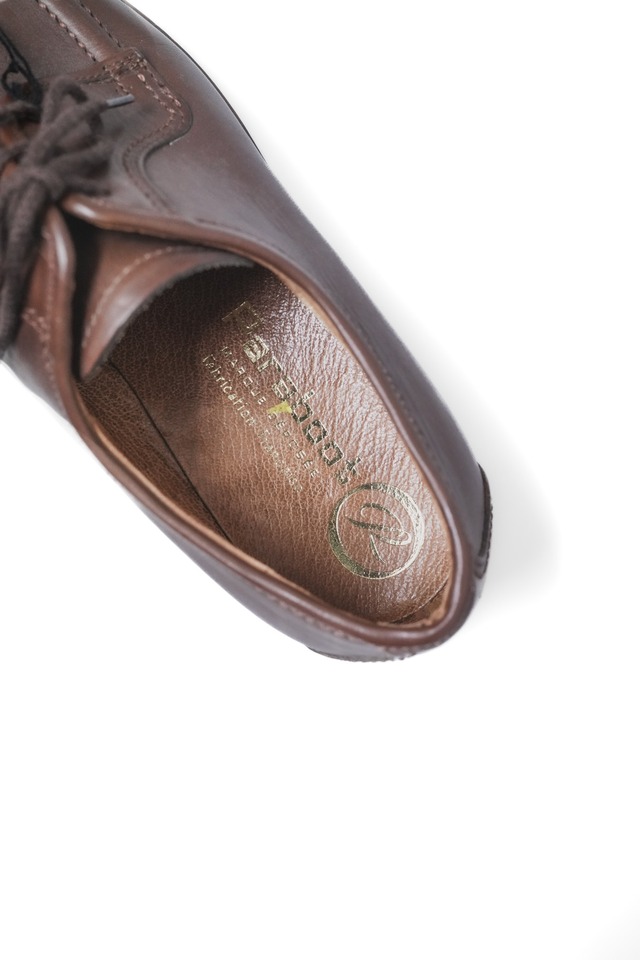 【DEAD-STOCK】70's "Paraboot" 3-Hole U-Tip Leather Shoes