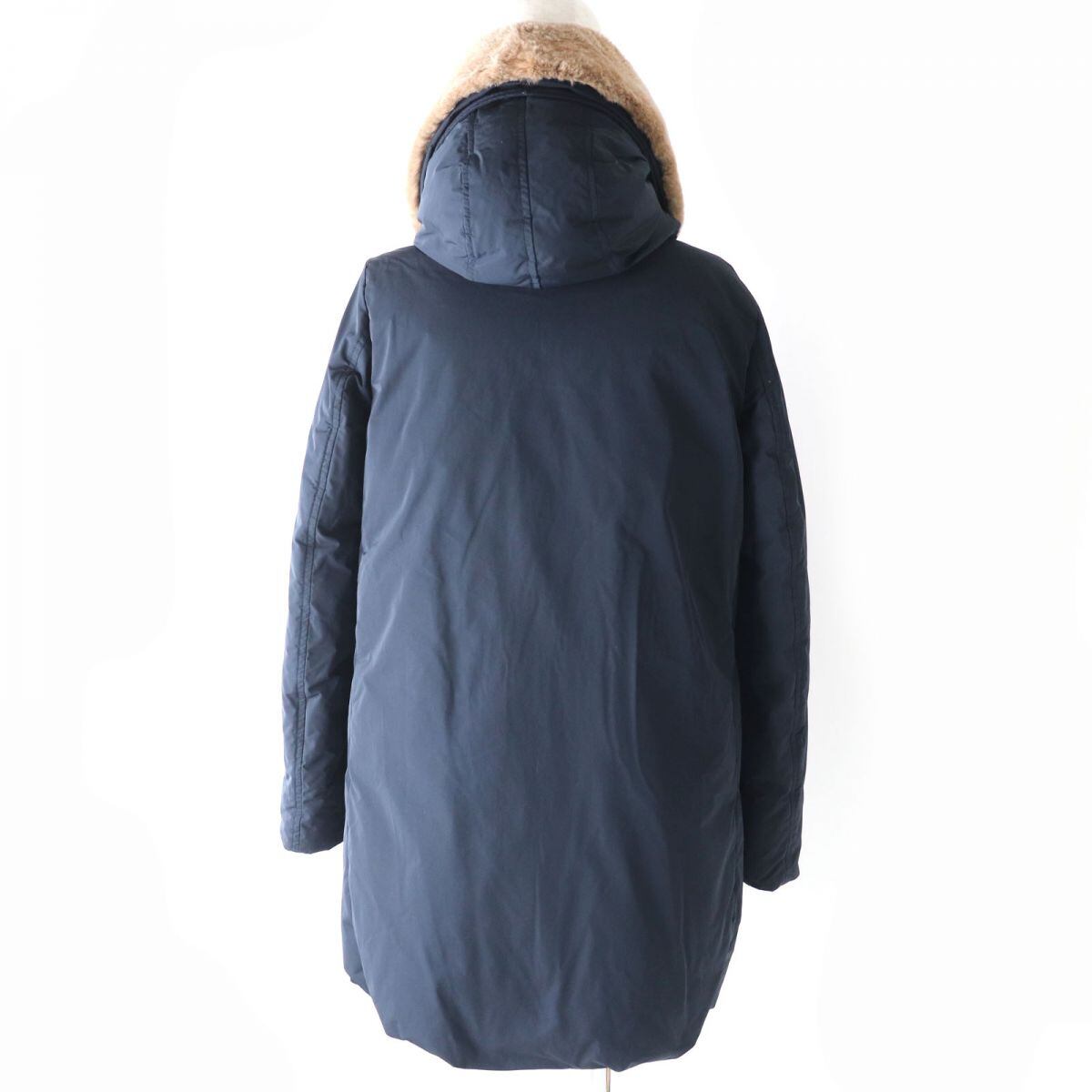 WOOLRICH IENA ダウンジャケット ネイビー Sサイズ ファー付き WOOLRICH IENA ダウンジャケット ネイビー Sサイズ ファー付き