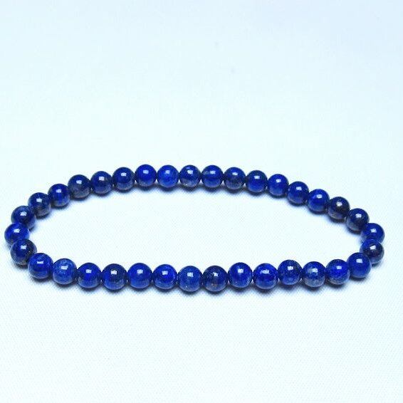 ラピスラズリ ブレスレット 5mm 一点物 メール便可 [M便 1/10] 111-48264