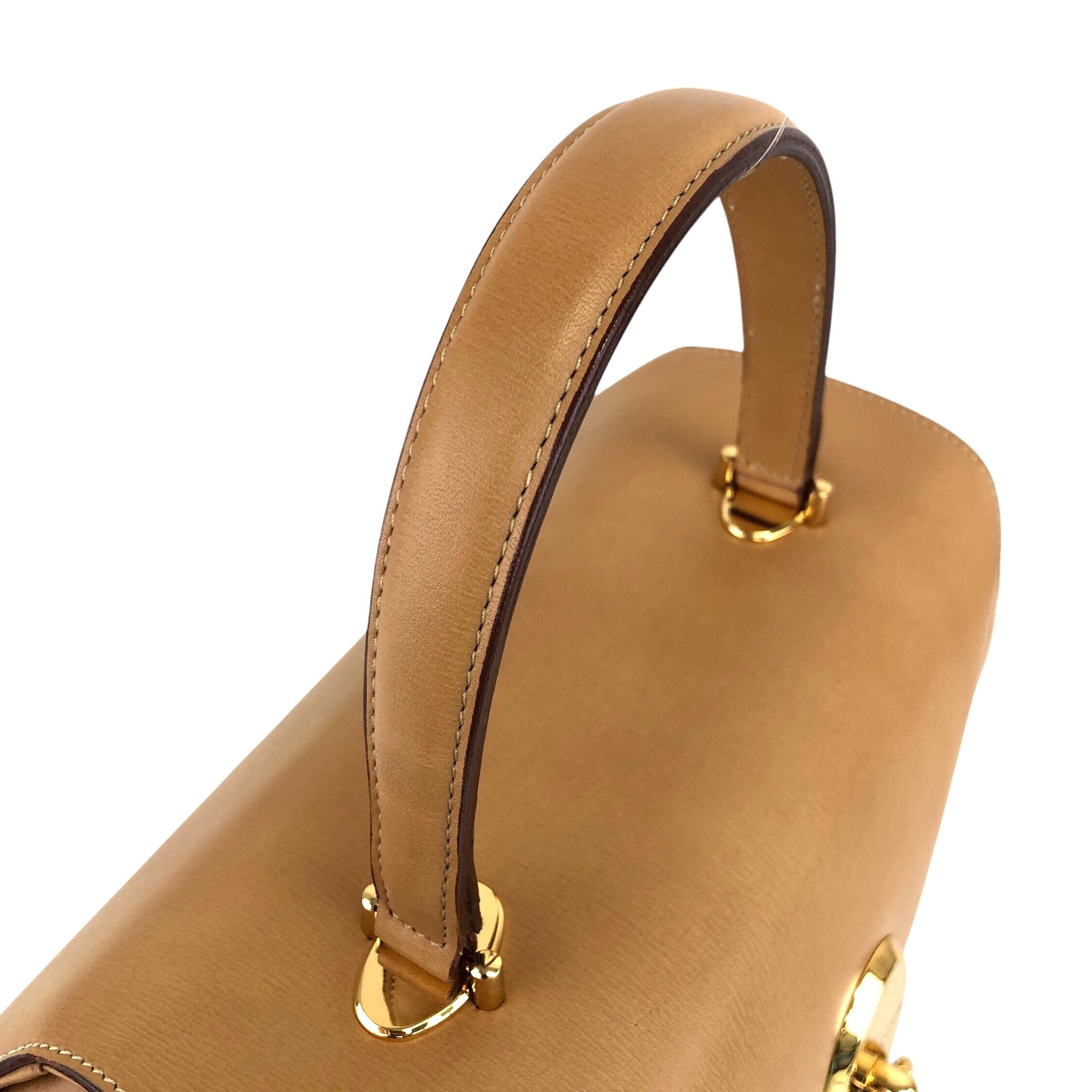 GIVENCHY ジバンシィ ハンドバッグ キャメル ツートンカラー