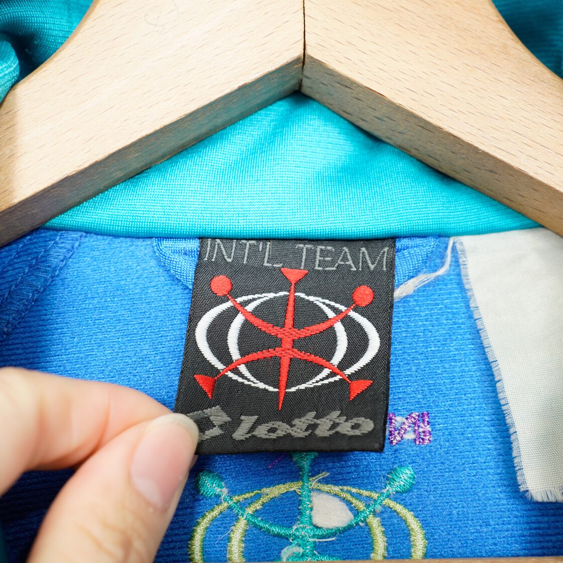 EU VINTAGE LOTTO LOGO DESIGN TRACK JACKET/ヨーロッパ古着ロットロゴ 