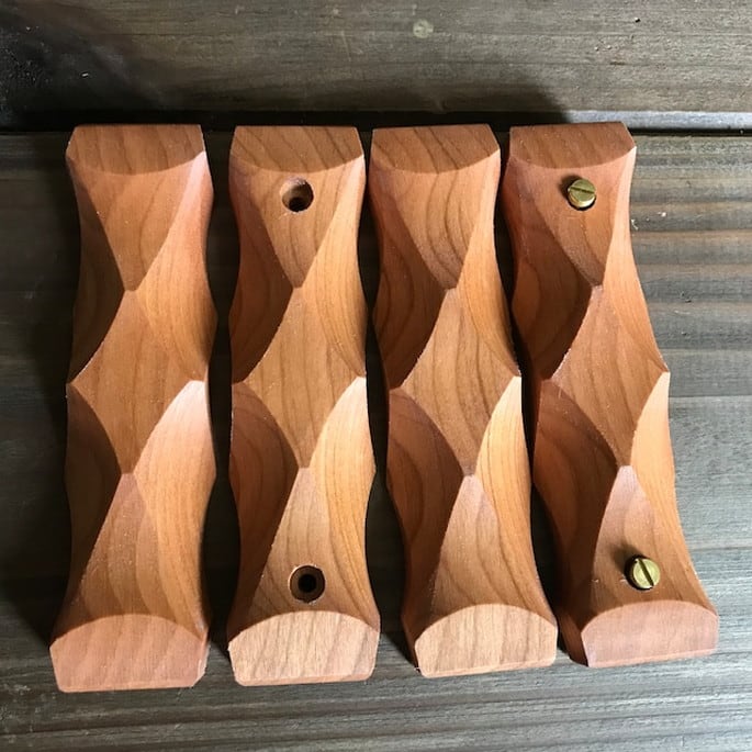 グリップ KWN-BASE ［ カクマルシェルコン ］＋真鍮ねじ ［ KAKUMARU