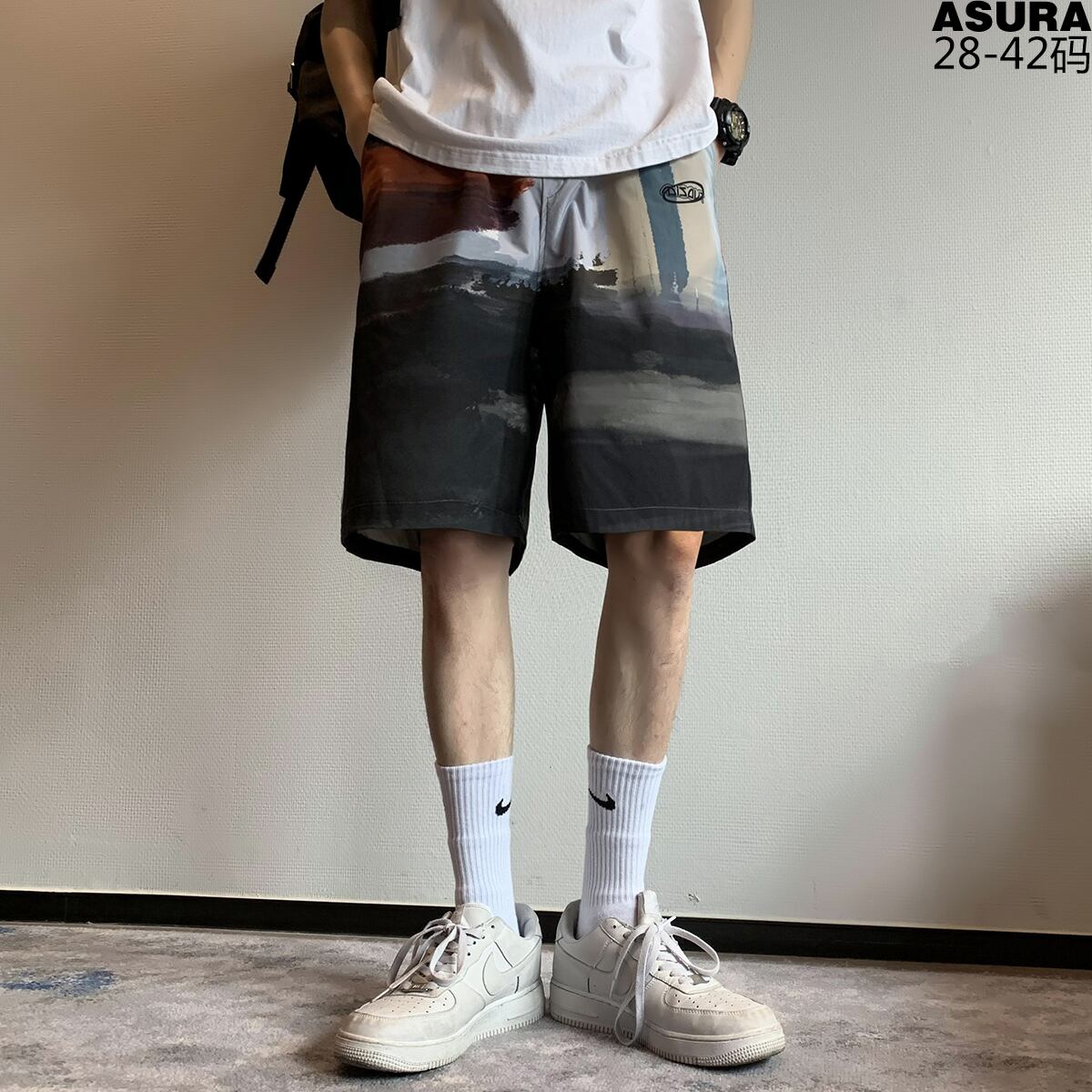 パンツ ショーツ カジュアルルーズスプリング 大きめサイズ 春物 ビーチ ブルマー ASURAプラスサイズメンズ99033461874