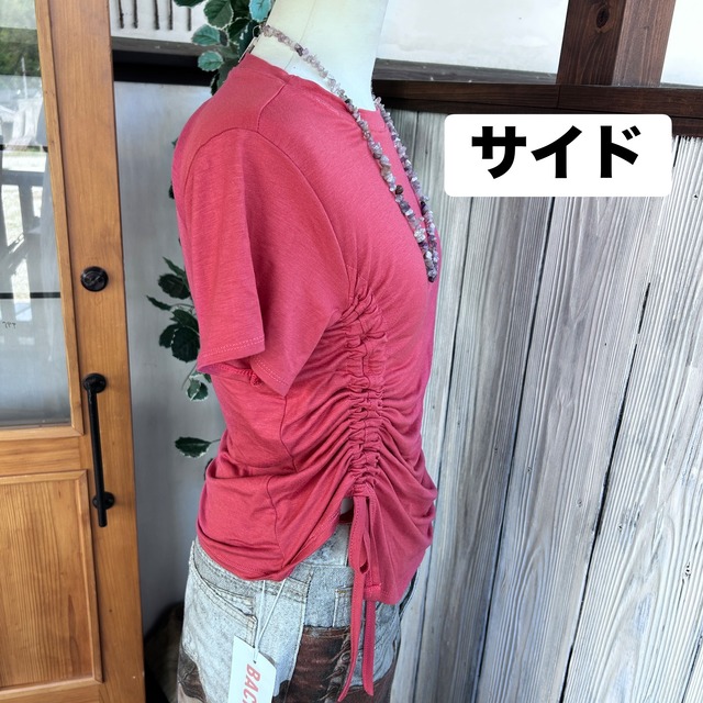 クシュクシュ変形Tシャツ
