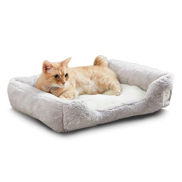 アイリスオーヤマ 犬 猫 ベッド スクエアペットベッド PSB-530 グレー