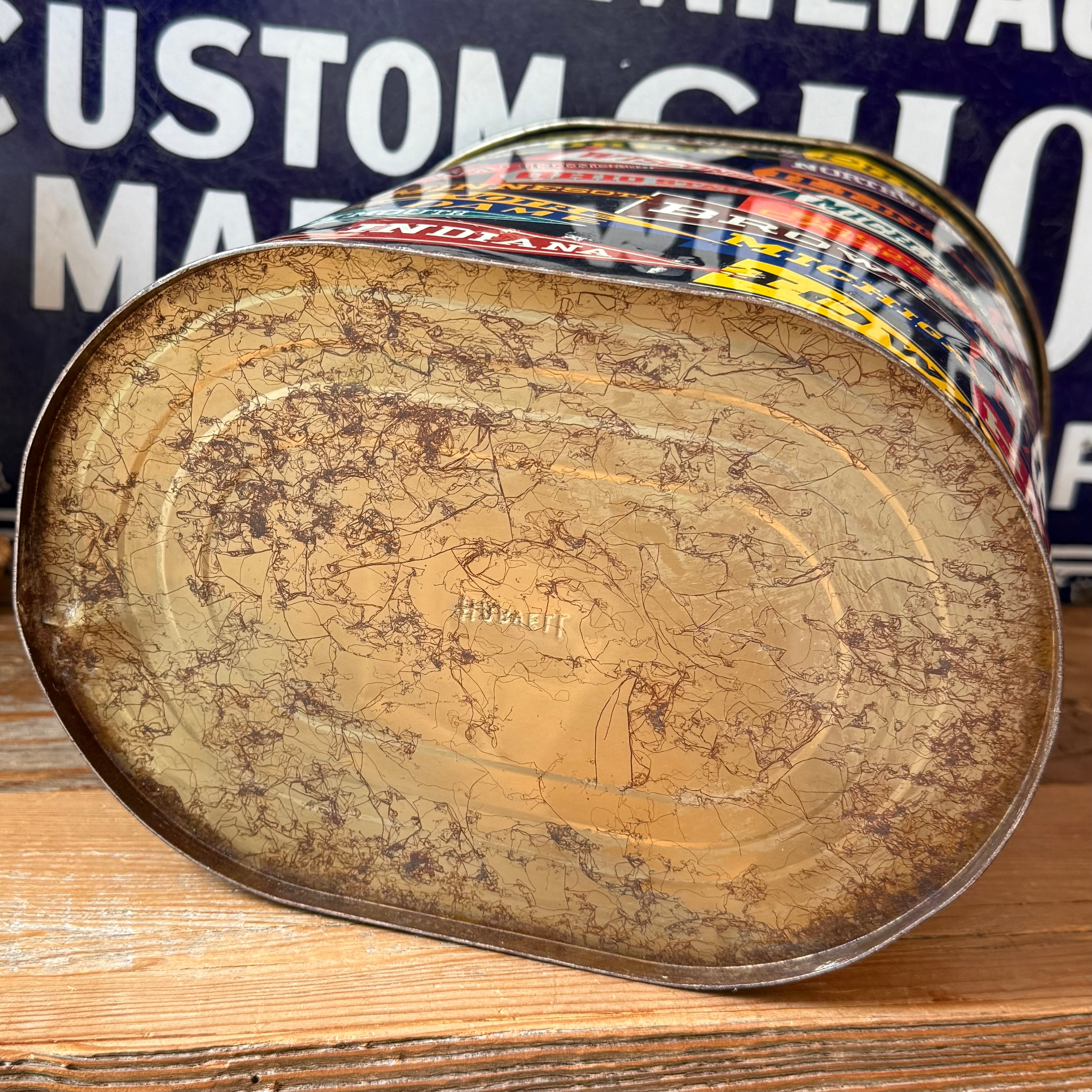 Vintage Pennant Trash Can ペナント ビンテージ University