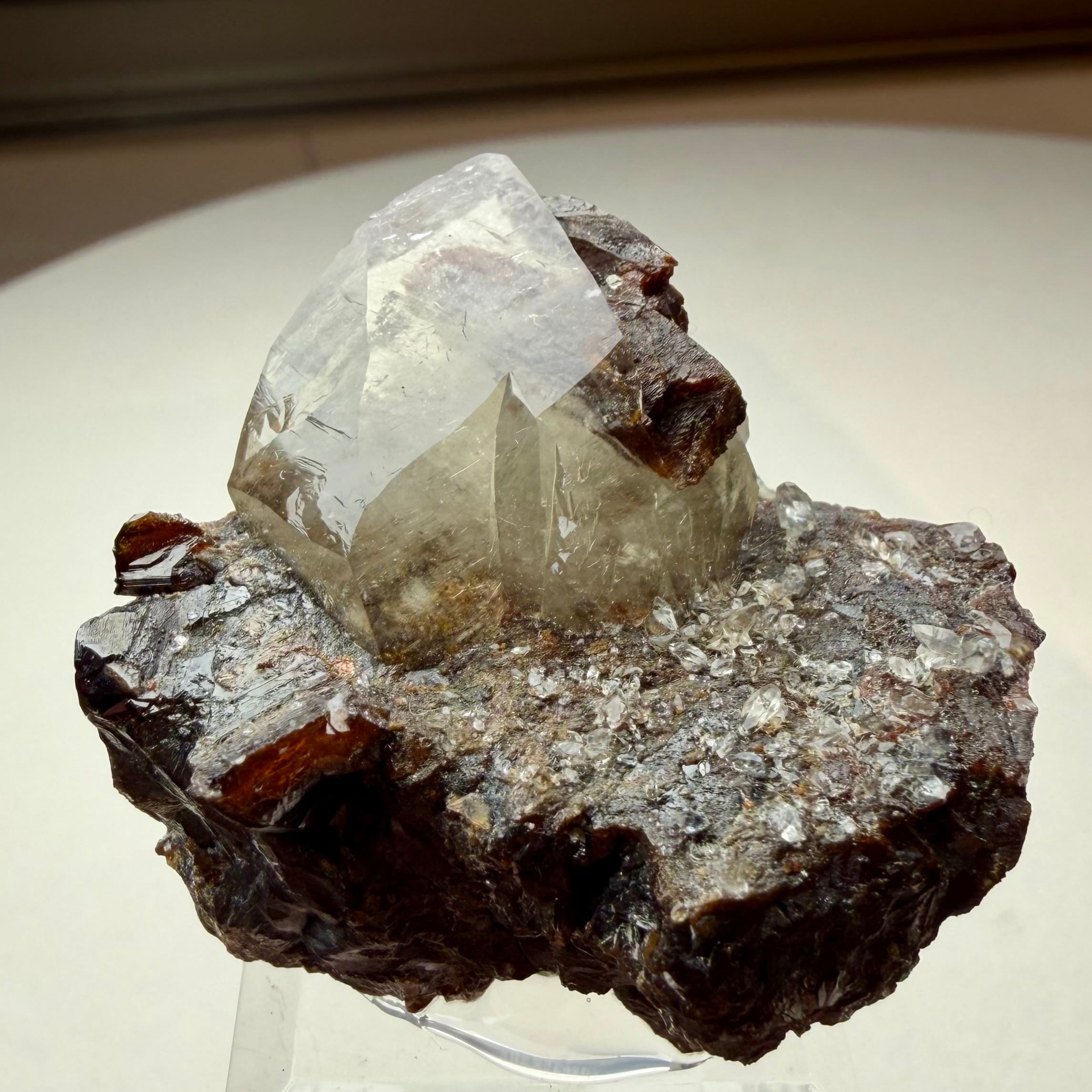 スファレライト / カルサイト【Sphalerite in/with Calcite】アメリカ