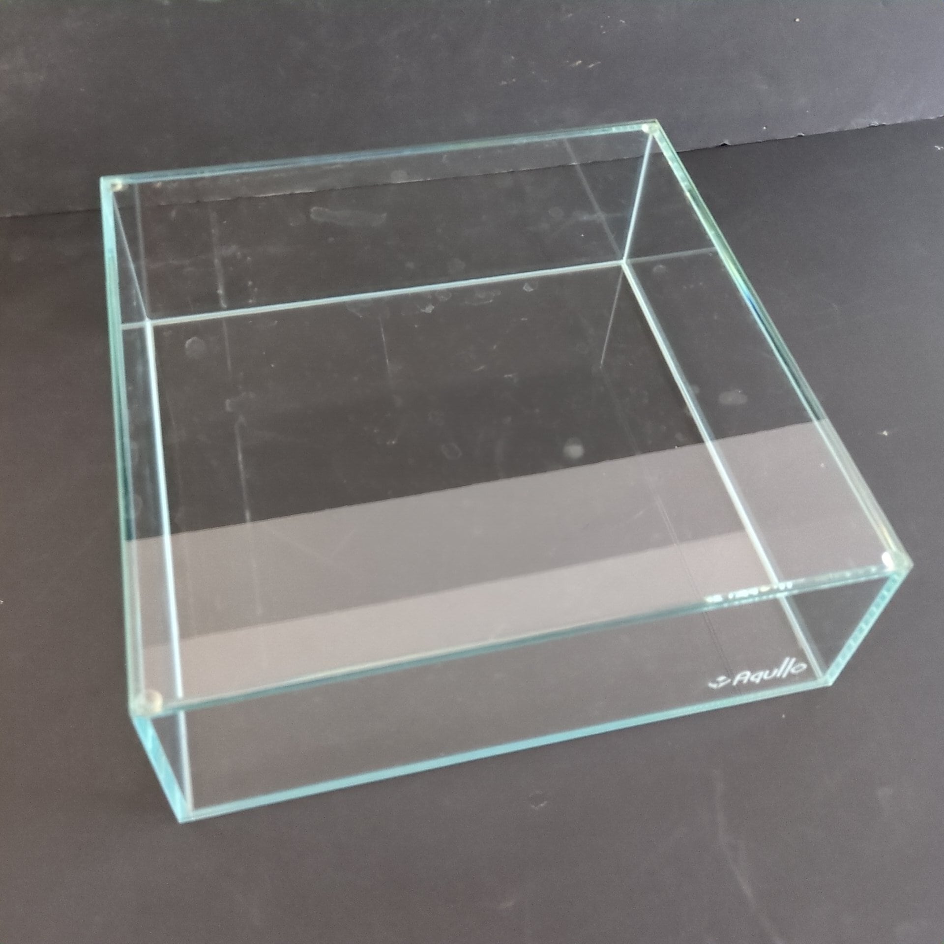 【規格外品】フタ付きガラス容器(約300x300×h100mm)※返品不可※