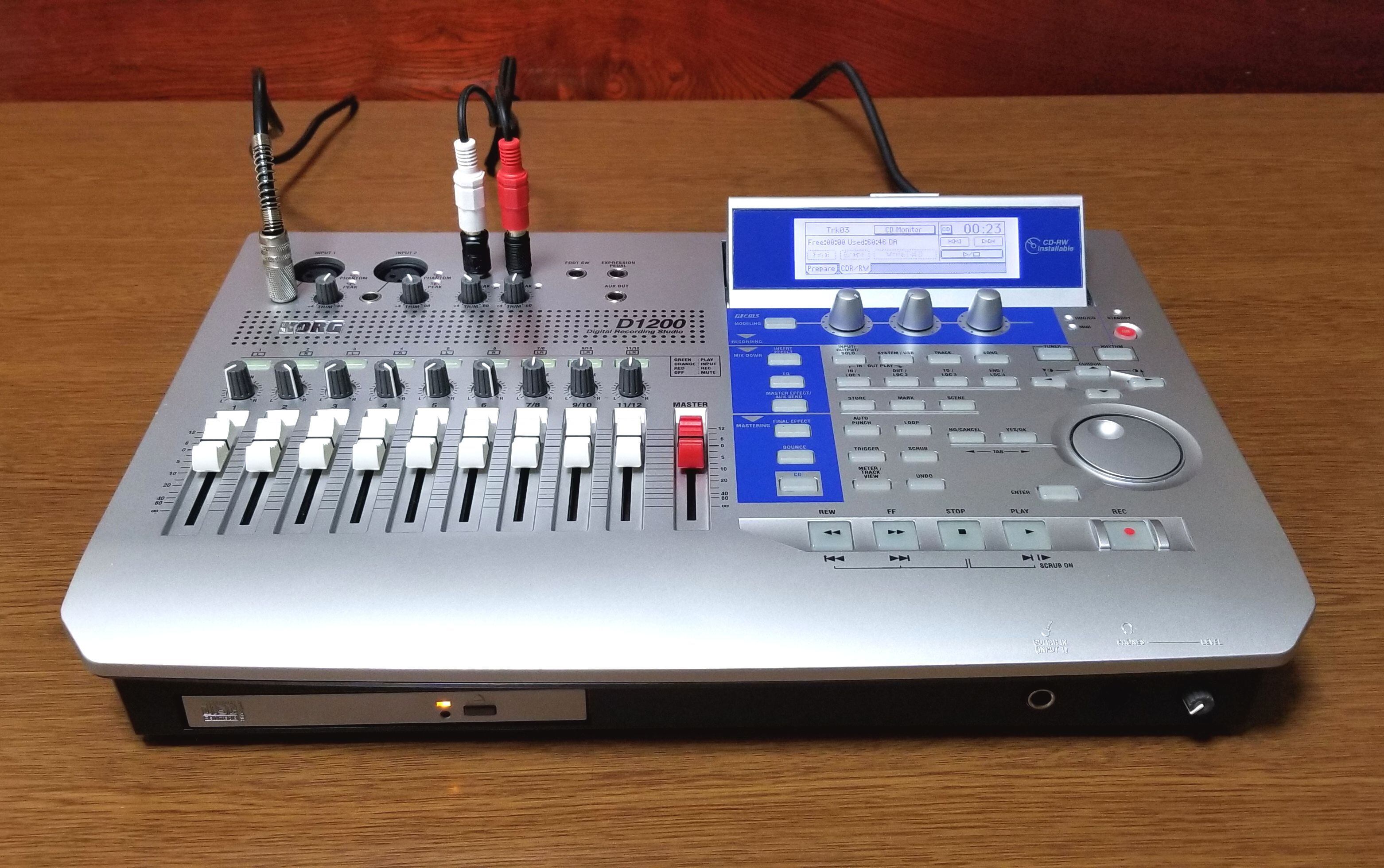 KORG D1200 Digital Recording Studio 完動品・動作保証 | MTR