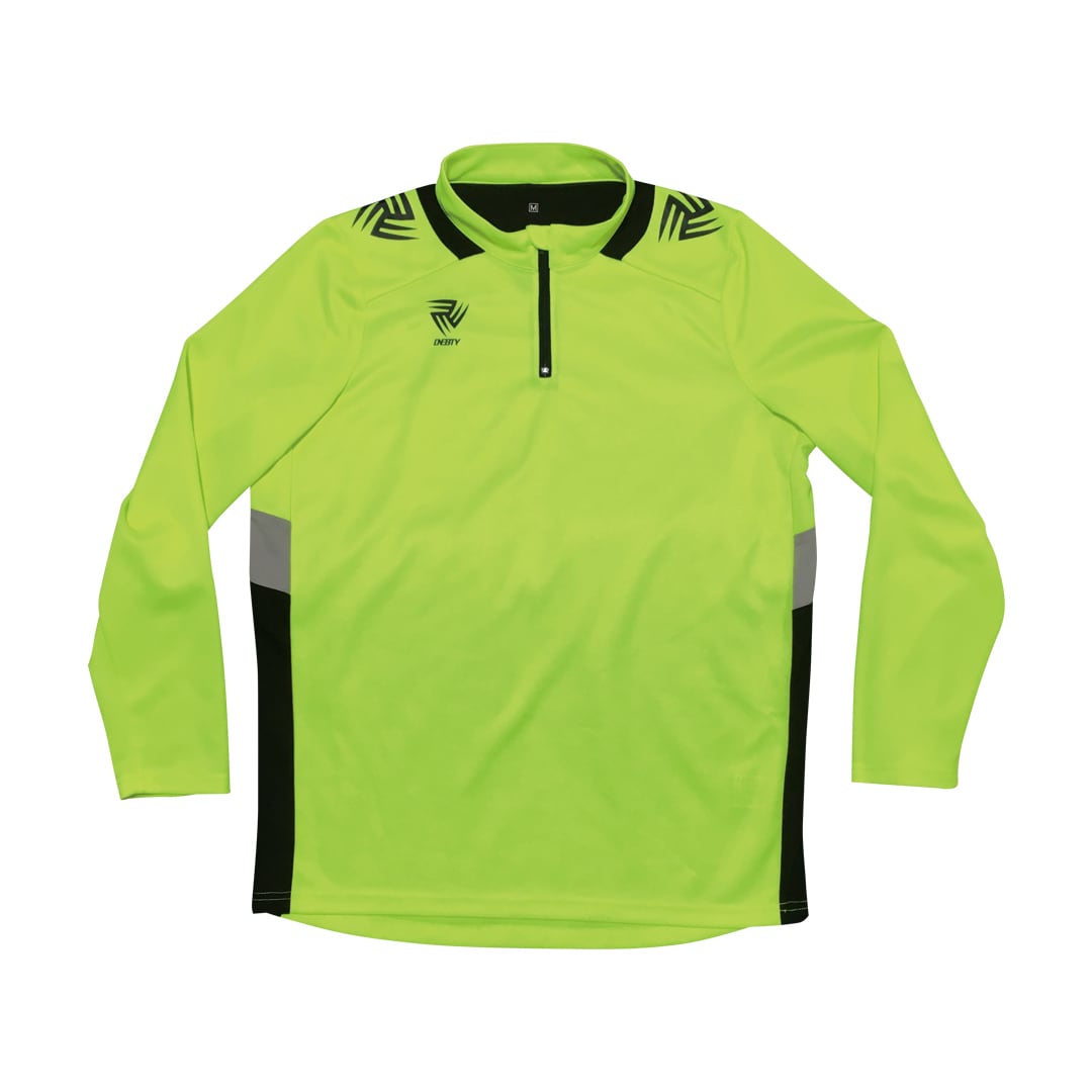 UC ハーフジップ ジャージジャケット(蛍光イエロー)