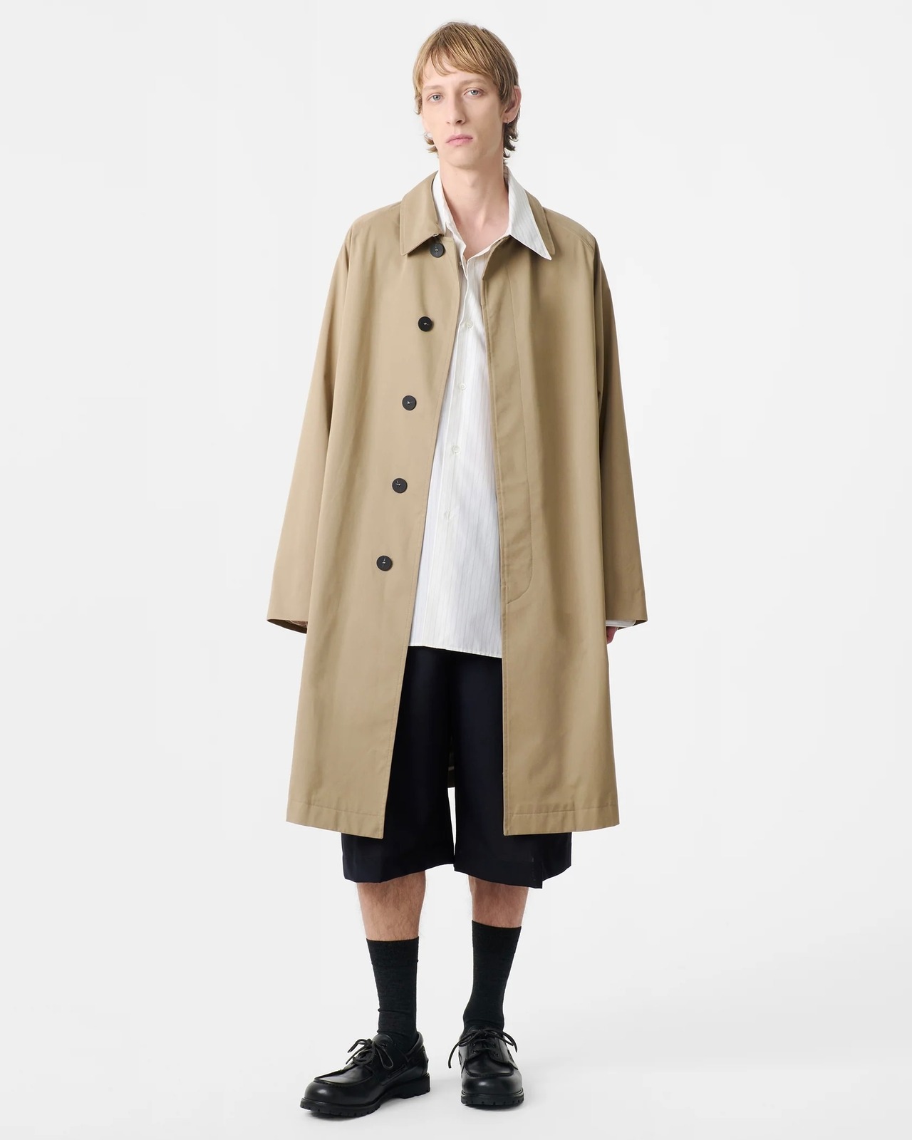 STUDIO NICHOLSON "CROWE" COAT IN PARCEL