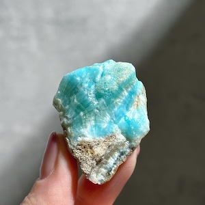 ブルーアラゴナイト 原石01◇Blue Aragonite◇天然石・鉱物・パワーストーン