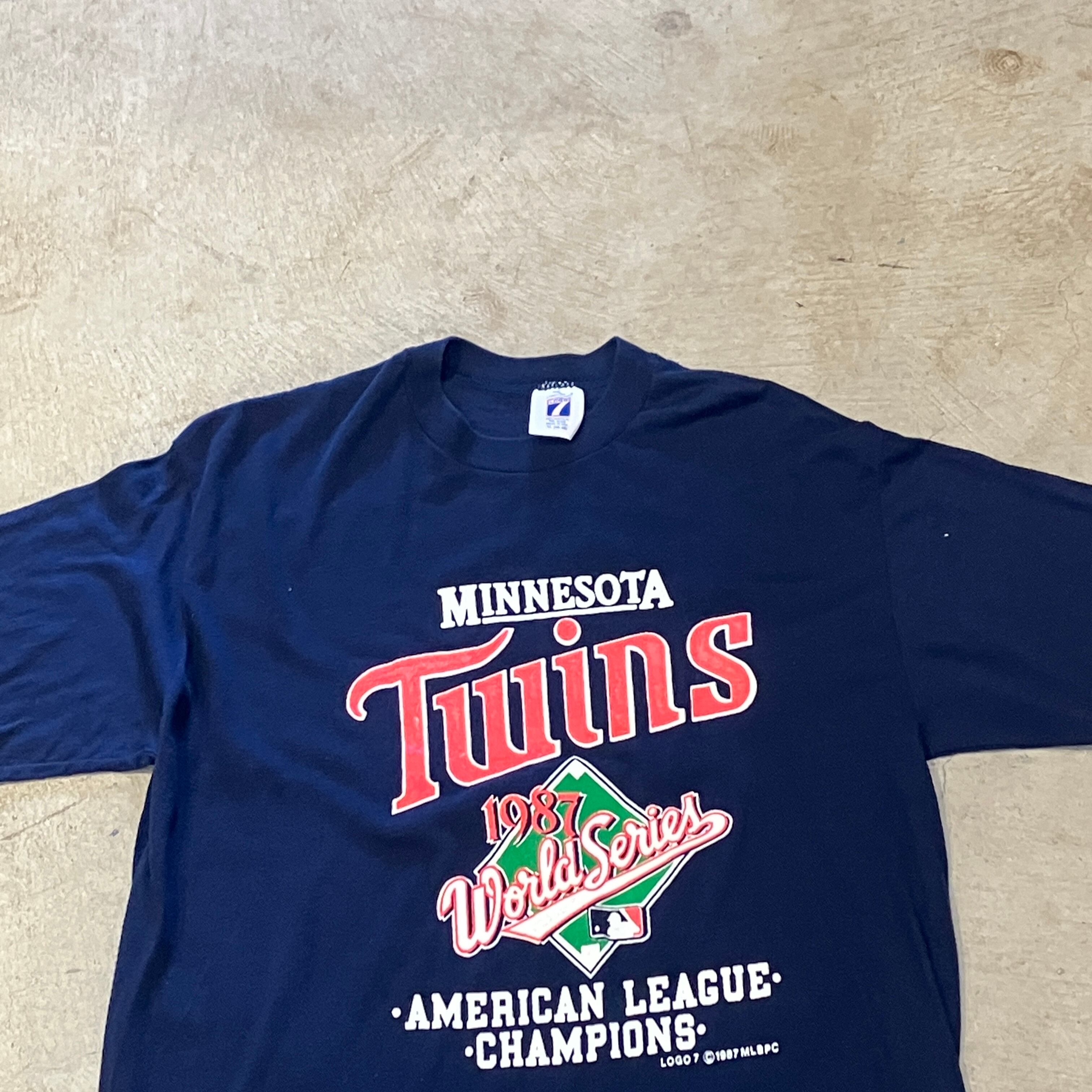90's Minnesota Twins クーパーズタウン XL古着ゲームシャツ 【公式通販】