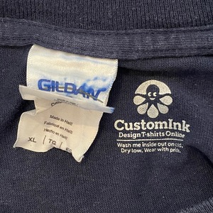 【GILDAN】CustomInk  デザインTシャツ バックプリント ビッグサイズ XL US古着 アメリカ古着