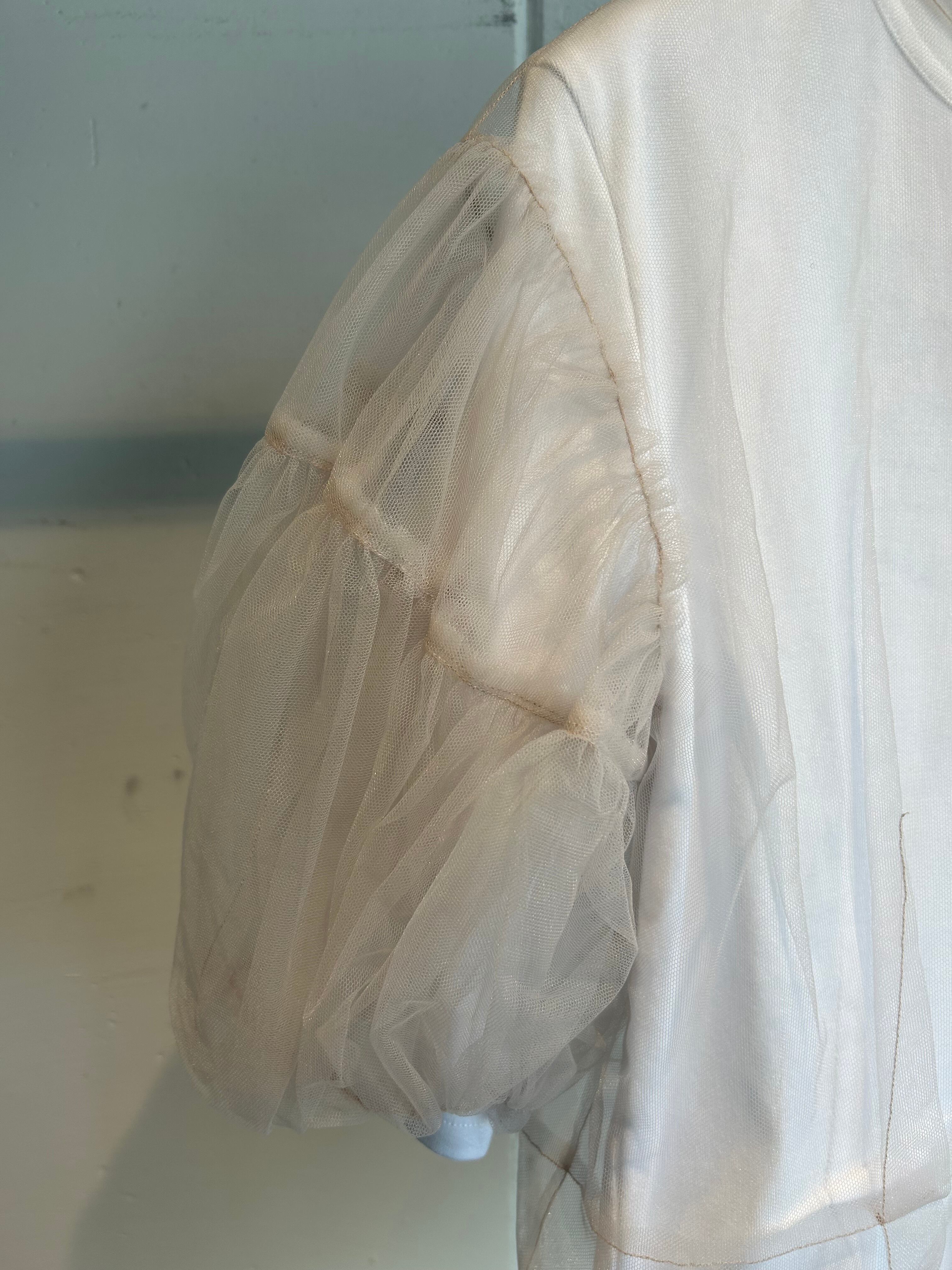CHIKAKISADA 2pset tulle balloonsleeve tops | AAR