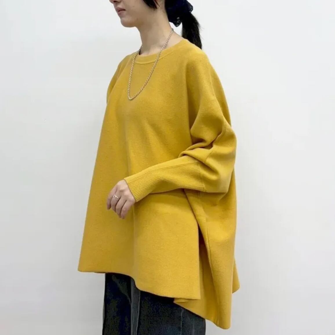 CYNICAL(シニカル)】コットン混ポンチョニット［552-95034