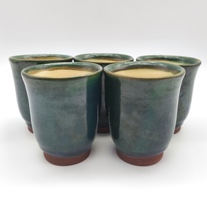 小樽焼・湯呑・5客揃・No.250917-67・梱包サイズ60