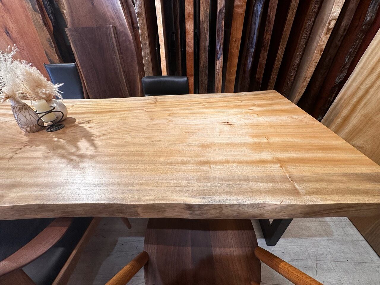 楠（クス）_2700×950-890-930×62_青山店_テーブル天板/一枚板 242285