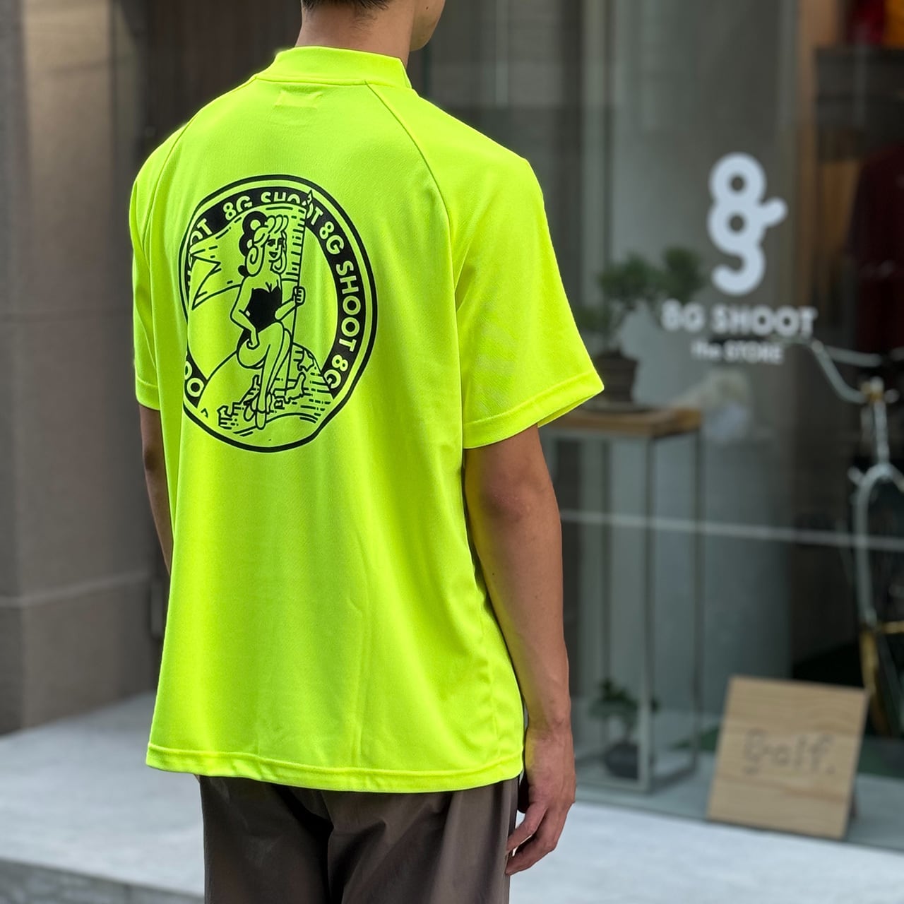 DRY KANOKO MOCK NECK SHIRT -YELLOW- | 8G SHOOT WEBSTORE