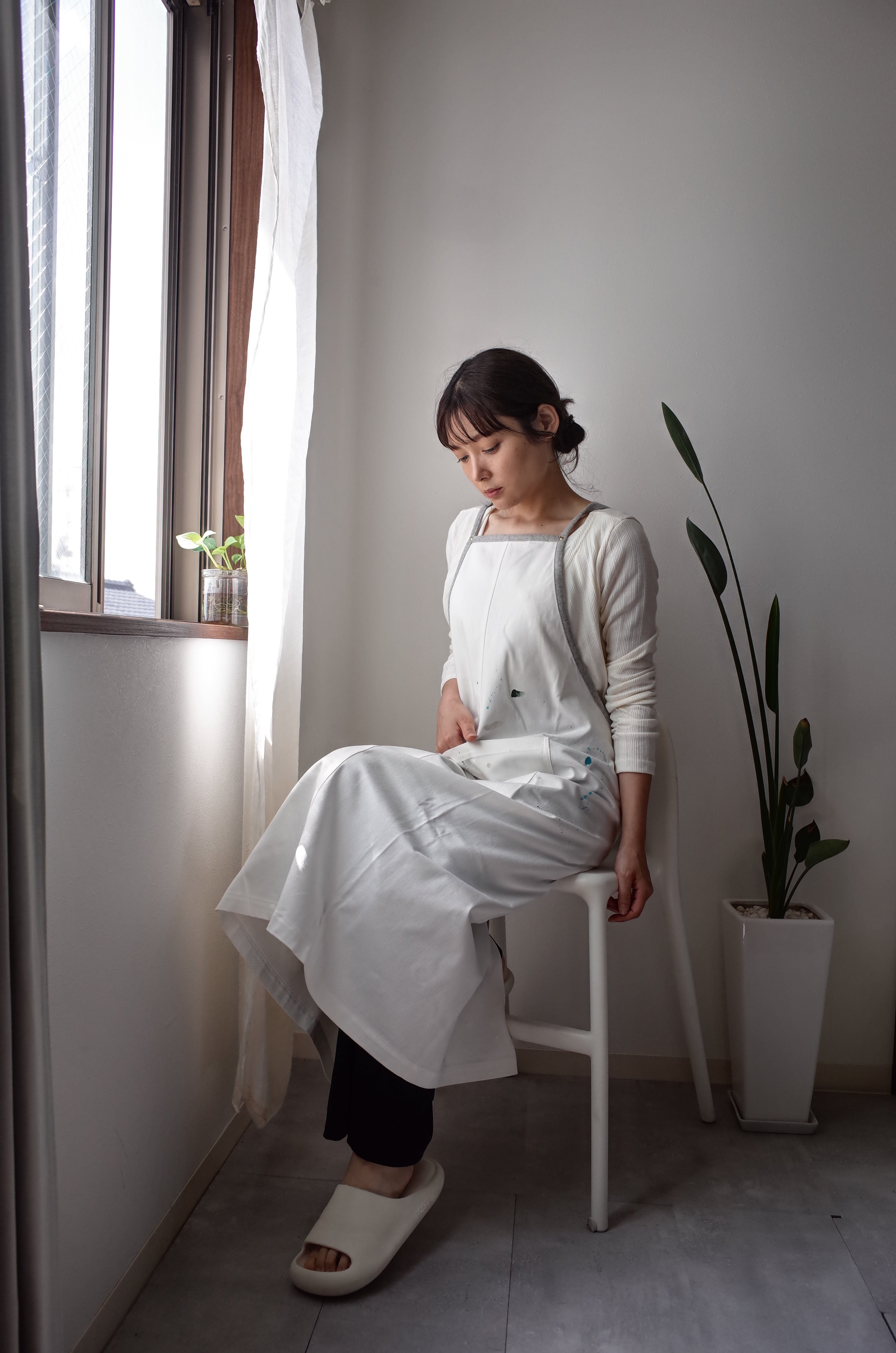 雨の余白 アトリエ エプロン」 | Suu to. 軽井沢
